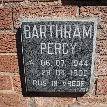 BARTHRAM Percy 1944-1990