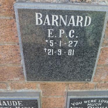 BARNARD E.P.C. 1927-1981
