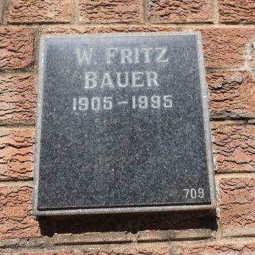 BAUER W. Fritz 1905-1995