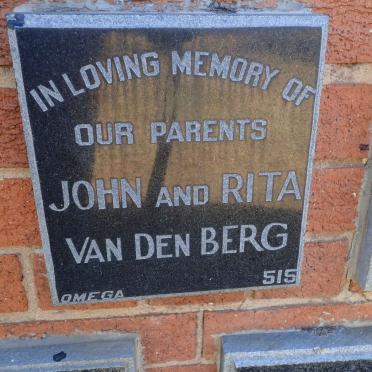 BERG John, van den  &amp; Rita