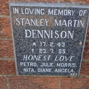 DENNISON Stanley Martin 1943-1985
