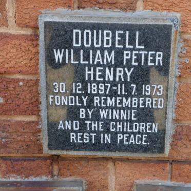 DOUBELL William Peter Henry 1897-1973