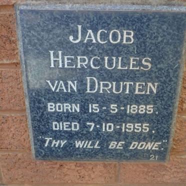 DRUTEN Jacob Hercules, van 1885-1955