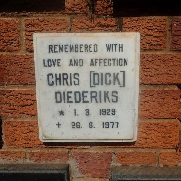 DIEDERIKS Chris 1929-1977
