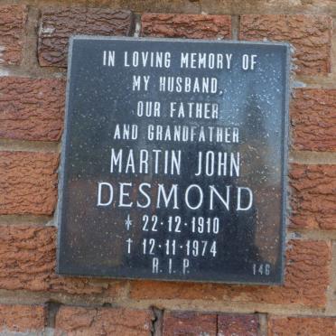 DESMOND Martin John 1910-1974