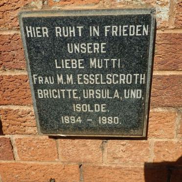 ESSELSGROTH M.M. 1894-1980