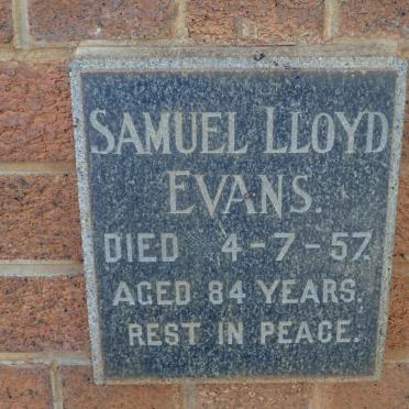 EVANS Samuel Lloyd -1957