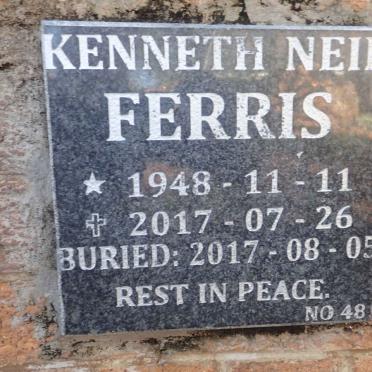 FERRIS Kenneth Neil 1948-2017