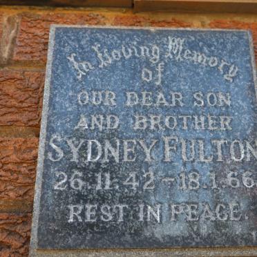 FULTON Sydney 1942-1966