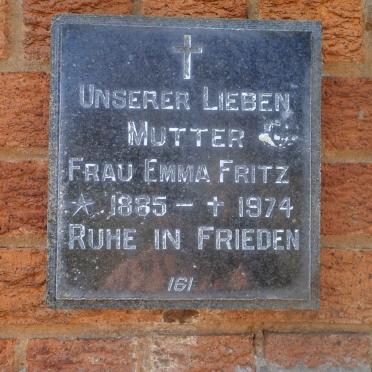 FRITZ Emma 1885-1974