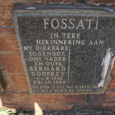 FOSSATI Bernard Godfrey 1931-1995