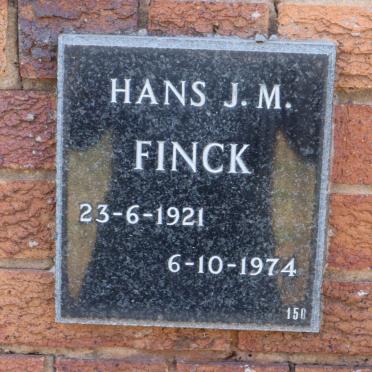 FINCK Hans J.M. 1921-1974