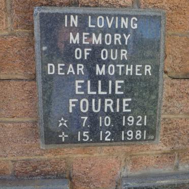 FOURIE Ellie 1921-1981