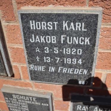 FUNCK Horst Karl Jakob 1920-1994