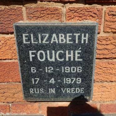 FOUCHE Elizabeth 1906-1979