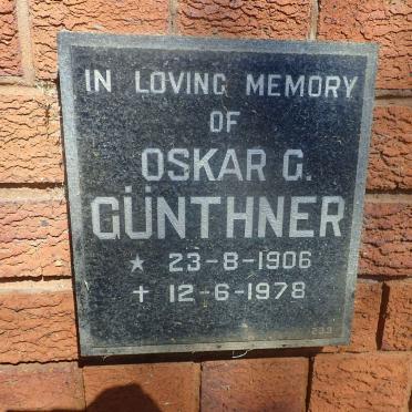 GUNTHNER Oskar G. 1906-1978