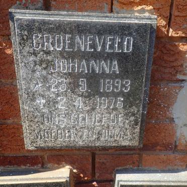 GROENEVELD Johanna 1893-1976