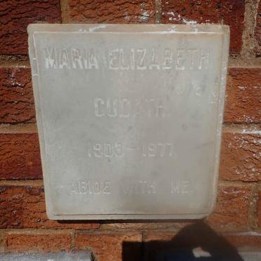 GUDATH Maria Elizabeth 1903-1977