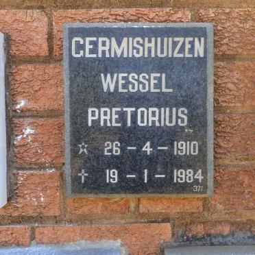 GERMISHUIZEN Wessel Pretorius 1910-1984