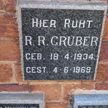 GRUBER R.R. 1934-1969