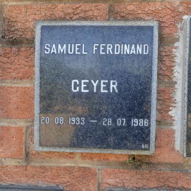 GEYER Samuel Ferdinand 1933-1986