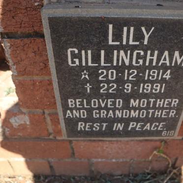 GILLINGHAM Lily 1914-1991