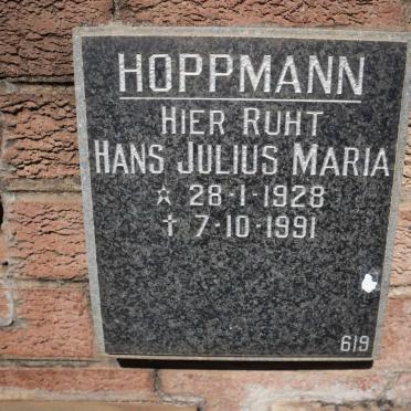 HOPPMANN Hans Julius Maria 1928-1991