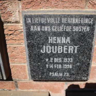 JOUBERT Henna 1933-1996