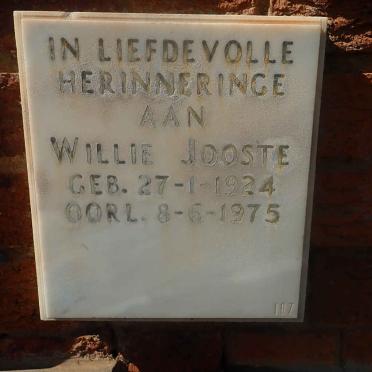 JOOSTE Willie 1924-1975