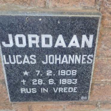 JORDAAN Lucas Johannes 1908-1983