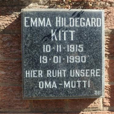 KITT Emma Hildegard 1915-1990