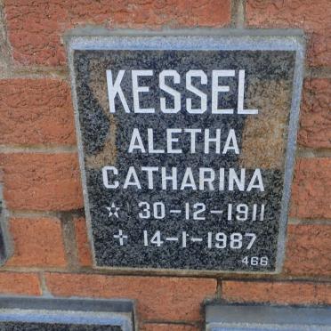 KESSEL Aletha Catharina 1911-1987