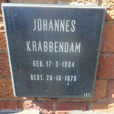 KRABBENDAM Johannes 1904-1975