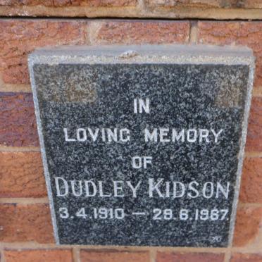 KIDSON Dudley 1910-1967