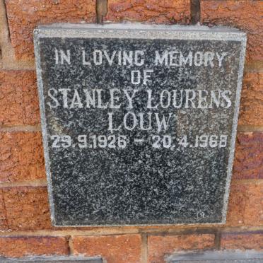 LOUW Stanley Lourens 1926-1968