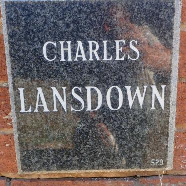LANSDOWN Charles