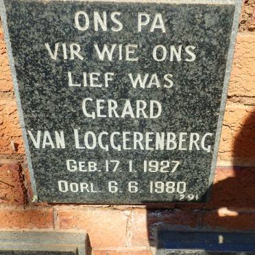 LOGGERENBERG Gerard, van 1927-1980