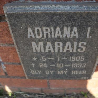 MARAIS Adriana I. 1905-1993