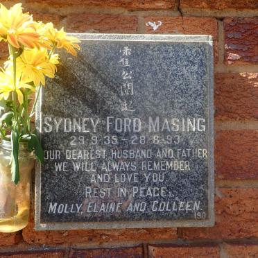 MASING Sidney Ford 1935-1993