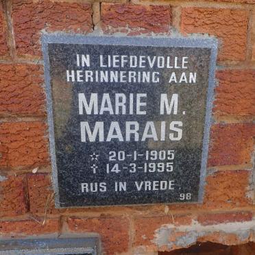 MARAIS Marie M. 1905-1995