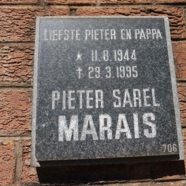 MARAIS Pieter Sarel 1944-1995