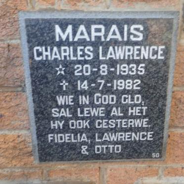 MARAIS Charles Lawrence 1935-1982