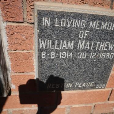 MATTHEWS William 1914-1990