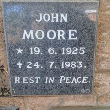 MOORE John 1925-1983