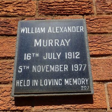 MURRAY William Alexander 1912-1977