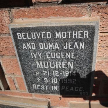 MUUREN Jean Ivy Eugene 1914-1992