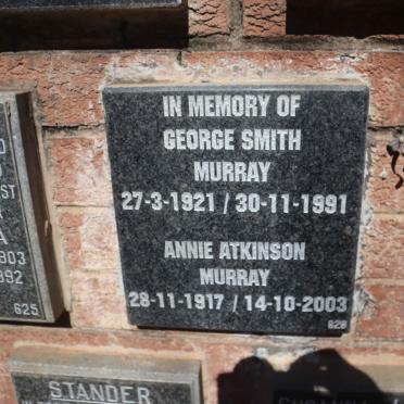 MURRAY George Smith 1921-1991 &amp; Annie Atkinson 1917-2003