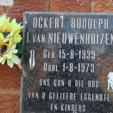 NIEUWENHUIZEN Ockert Rudolph, J. van 1939-1973