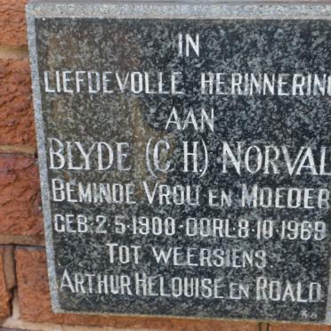 NORVAL C.H.1900-1969