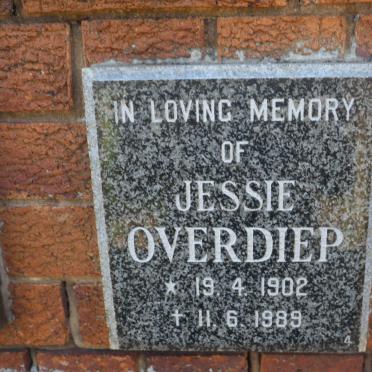 OVERDIEP Jessie 1902-1989